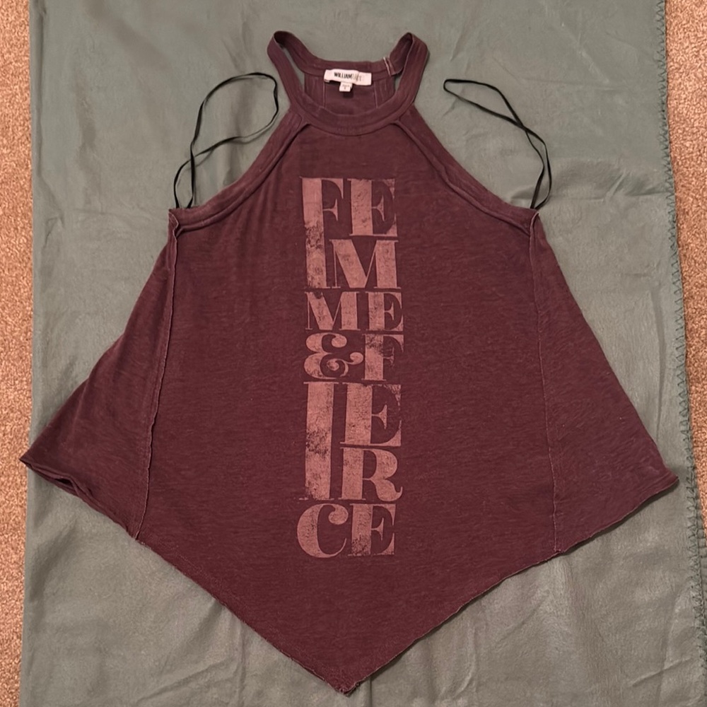 Women's Sleeveless Top - Burgundy